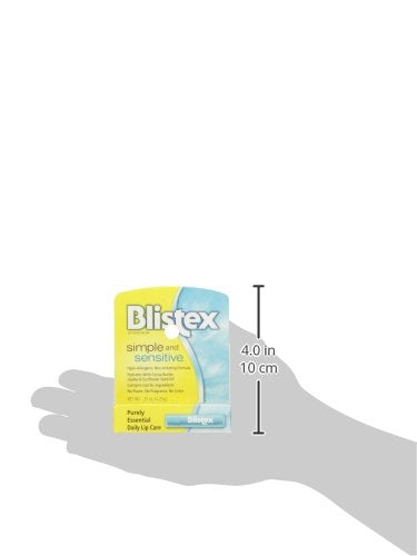 Blistex Moisturizers, Simple and Sensitive, Unflavored, Oz
