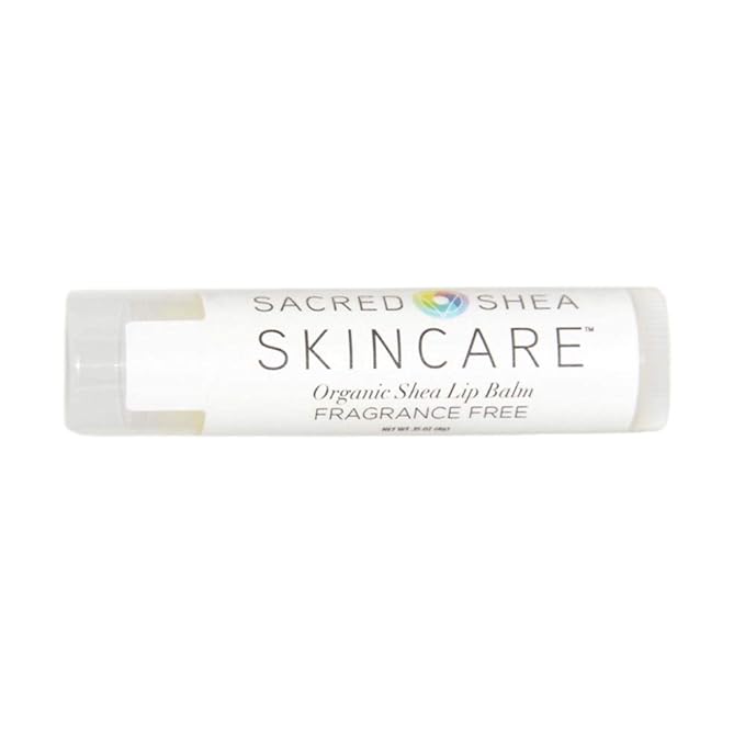 Organic Unscented Natural Moisturizing Lip Balm, Fragrance-Free