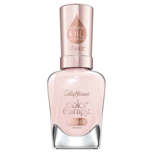Sally Hansen Color Therapy, My Sheer, Argan Oil, Long Lasting, Nail Treatment, Sheer, Creme Nude Nail Polish