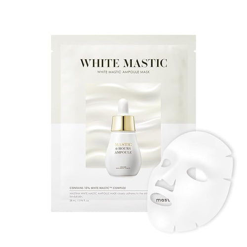 White Mastic Ampoule Sheet Mask (4pc) Ultra-Moisturizing
