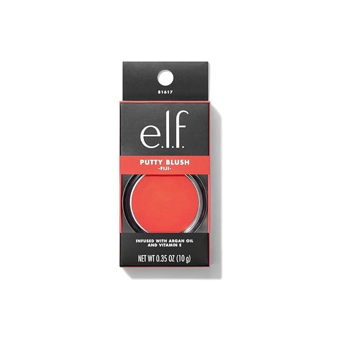 e.l.f. Putty Blush, Creamy & High-Pigment Formula For Cruelty-Free, Fiji