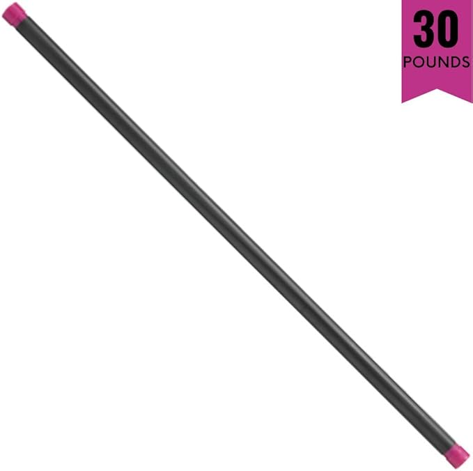Body-Solid Rubber Padded Weighted Bar - Stretching Weight