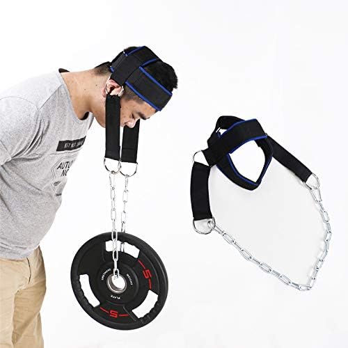 Padded Neck Training Head Harness with Chain Weight