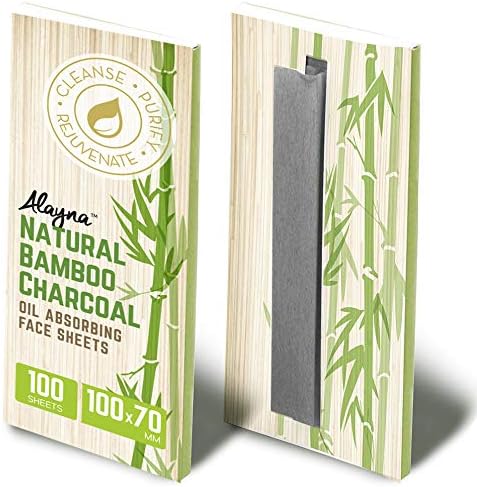 Oil Blotting Sheets for Face Natural Bamboo Charcoal