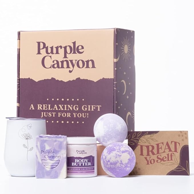Purple Canyon Bath Gift Set Relaxing