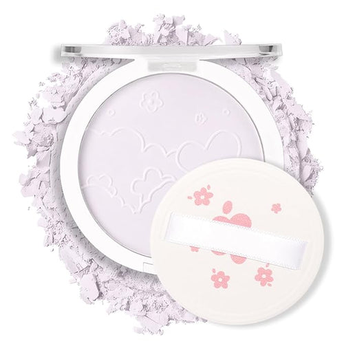 Face Oil Control Pressed Setting Powder-Clarifying Finishing Powder,Waterproof All-Day Use