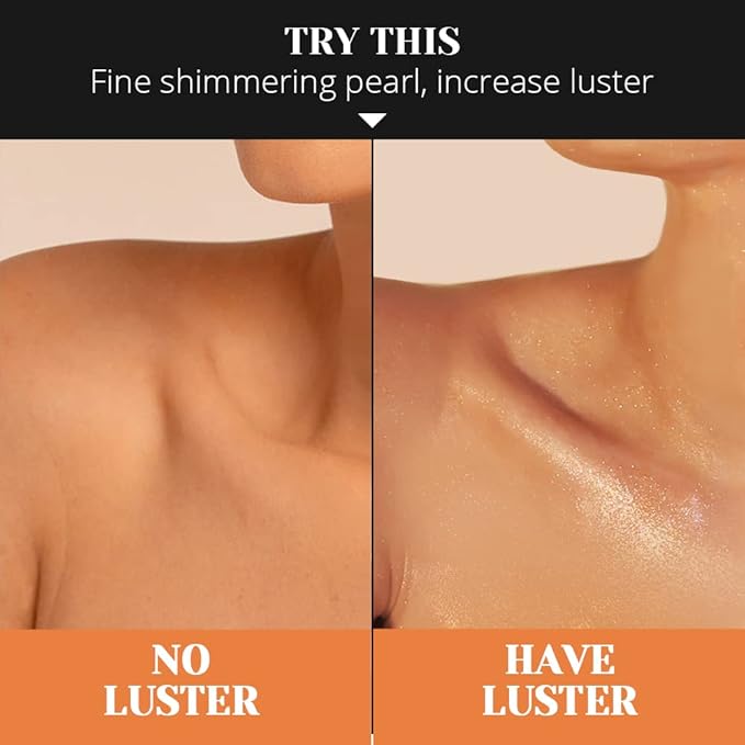 Liyalan Shimmer Body Oil Golden Brown 5 Color Fl Oz/#04)