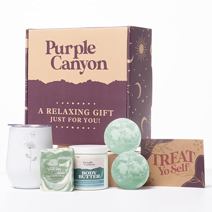 Purple Canyon Bath Gift Set Revitalizing