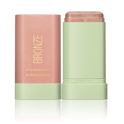 Multi-Use Makeup Blush Stick, Beauty Tinted Solid Blush Stick,Facial Contouring Highlight & Brighten Face Stick, Waterproof Moisturizer Stick, Suitable for All Skin (2#Soft Glow)