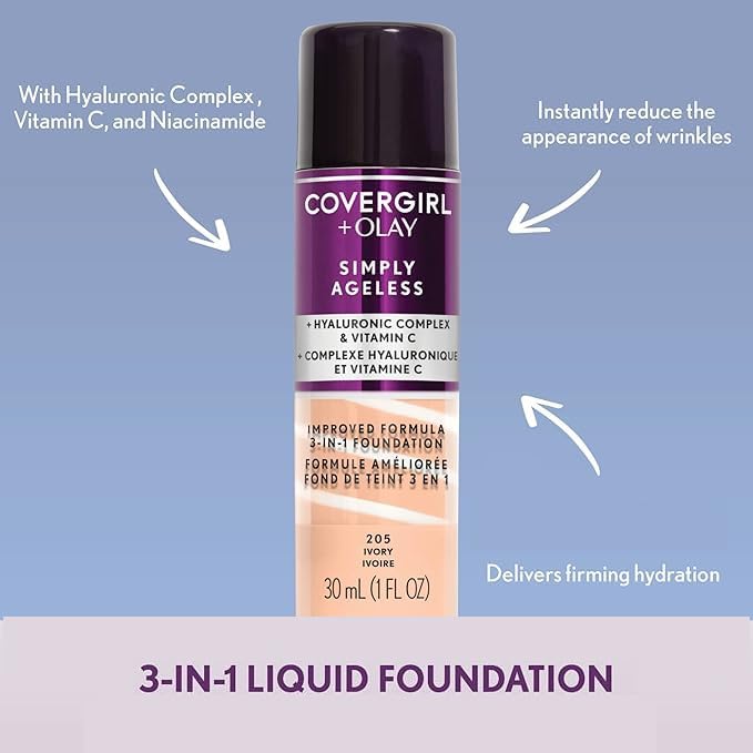 COVERGIRL COVERGIRL & olay simply ageless 3-in-1 liquid