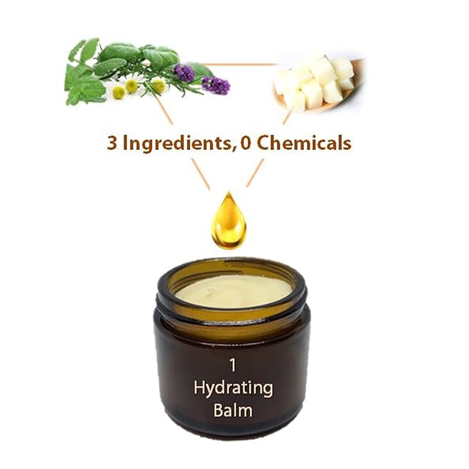Vintage Tradition Beef Tallow All Purpose Balm - Healing, Hydrating Weather-Protecting Skin Care Salve Replaces Body Lotion, Hand Cream, More - Essential Oil, Olive Oil, and Grass-Fed Tallow, 2 fl oz.