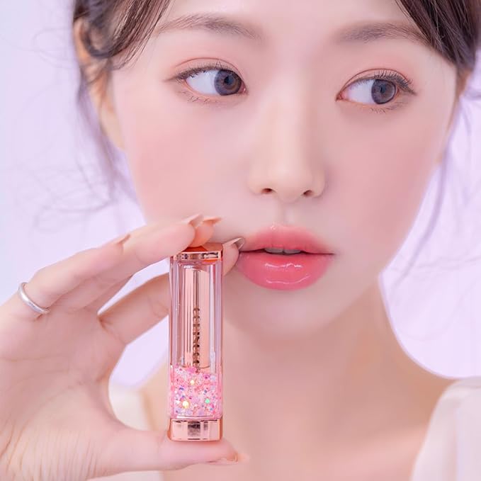 Sparkle Cute Lip Balm, Color Changing, Lake