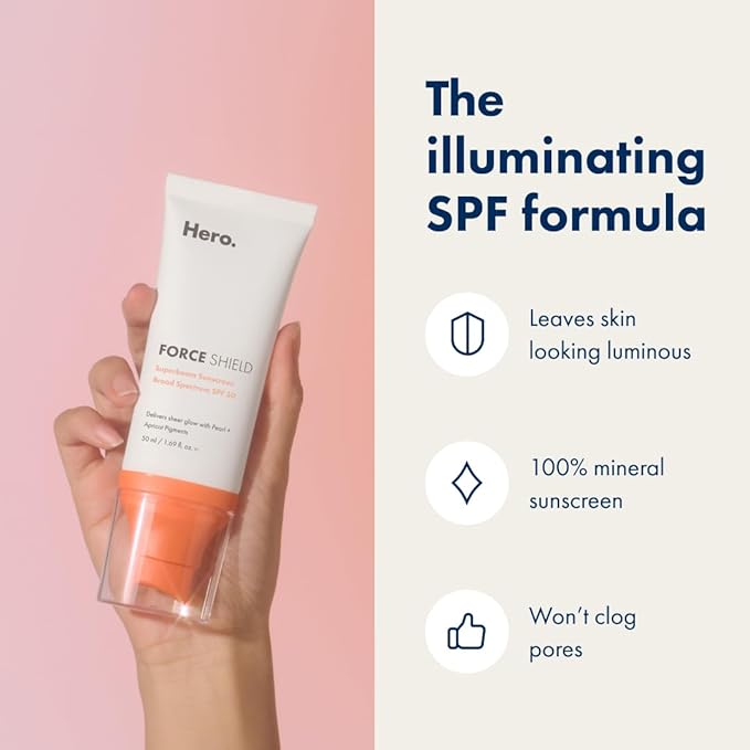 Force Shield Superlight Apricot Sunscreen from