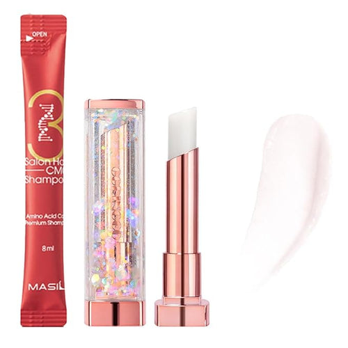 Sparkle Cute Lip Balm, Color Changing, Lake