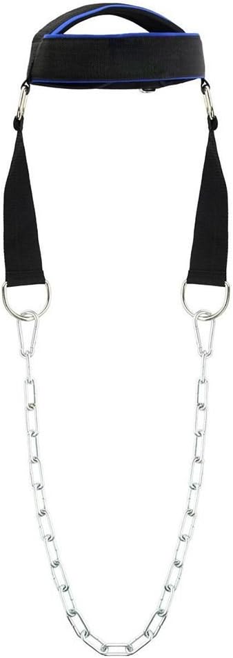 Padded Neck Training Head Harness with Chain Weight
