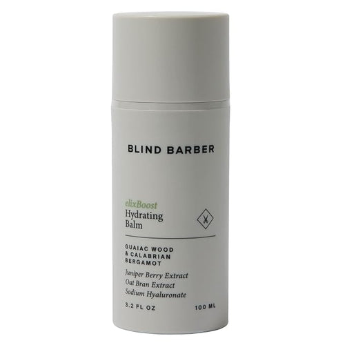 Blind Barber elixBoost Hydrating Balm - Daily Face Moisturizer for Men - Mens Anti-Aging Moisturizer with Juniper Berry Extract - Hydrates & Protects Skin Barrier (3.2oz / 100ml)