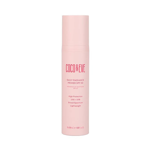 Coco & Eve Daily Radiance Primer SPF50 Sunscreen