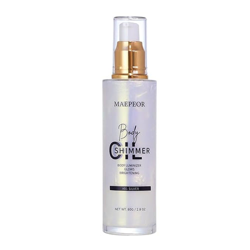 MAEPEOR Shimmer Body Luminizer 5 Colors Moisturizing Glow 80ML