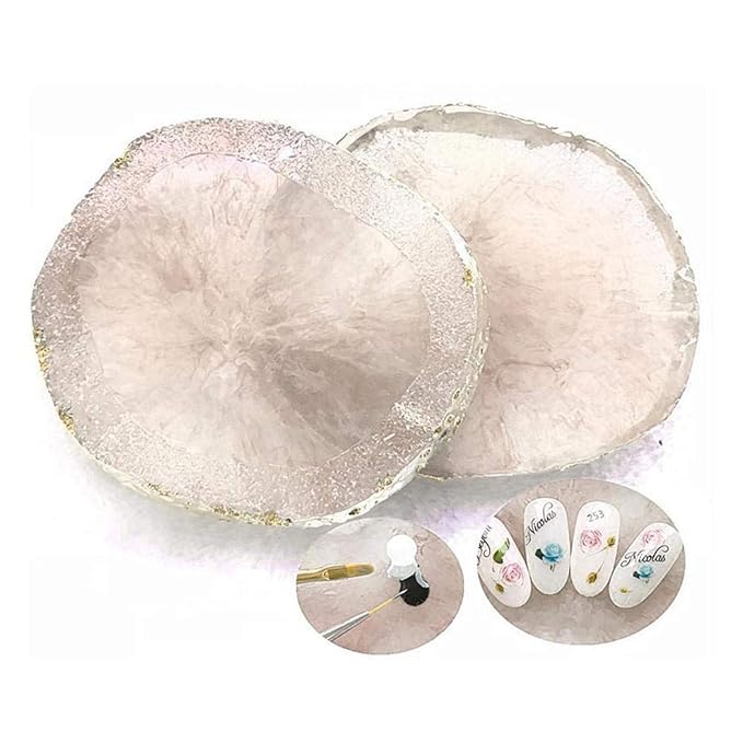 MISUD Resin Nail Art Palette, Nail Polish Drawing