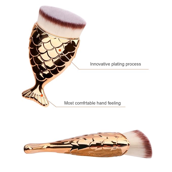Self Tan Brush By Yoseng - Self Tanning Brush Applicator,Foundation Brush for Liquid Makeup,Sunscreen Applicator for Kids for Best Self Tanner for Face and Body With Case