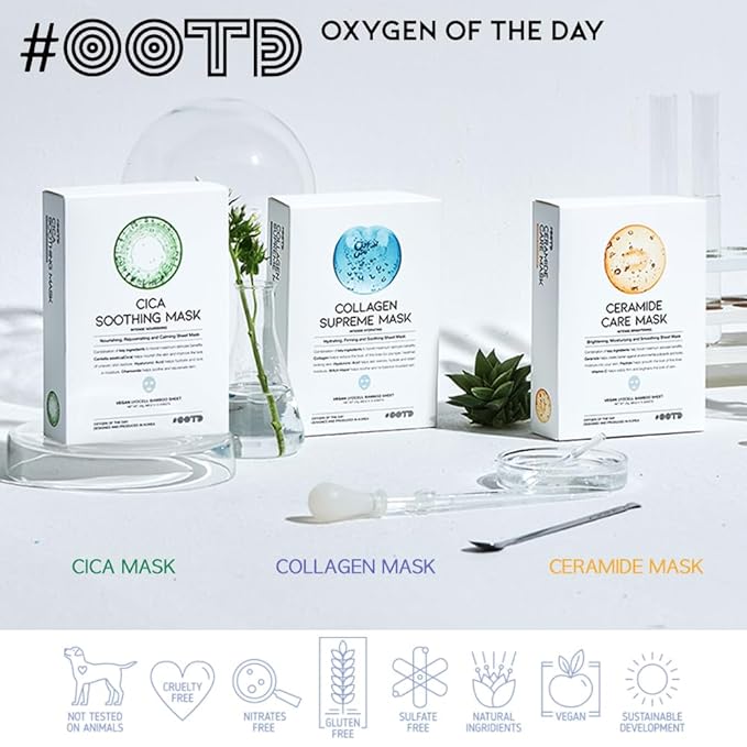 Cica Calming Mask for Face Sensitive Irritated Skin, Acid 10EA