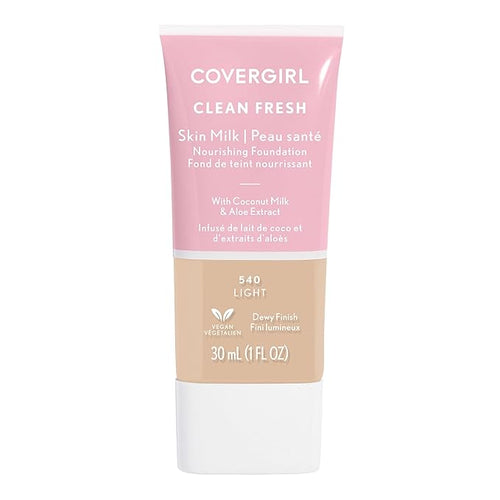 COVERGIRL, Clean Fresh Skin Milk Foundation, Light, 1 may vary)