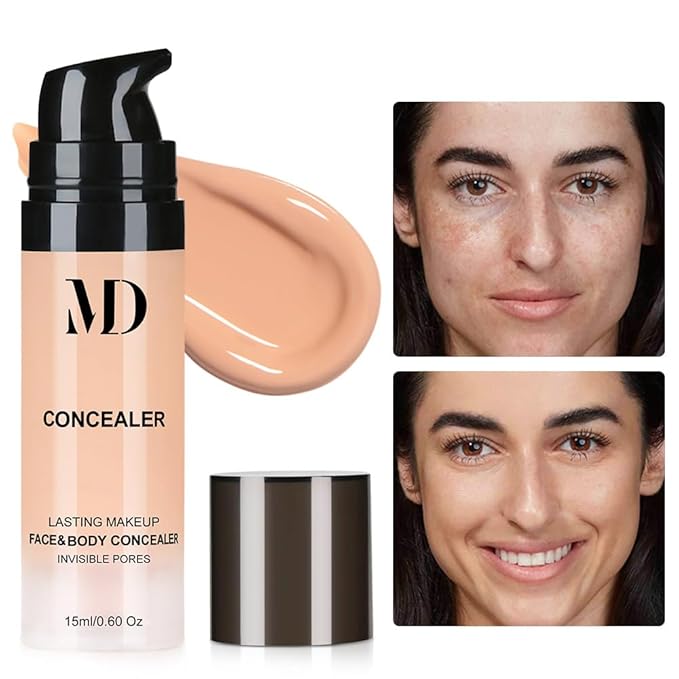 Liquid Primer Set Matte Liquid Full Coverage Oil Makeup Sponge