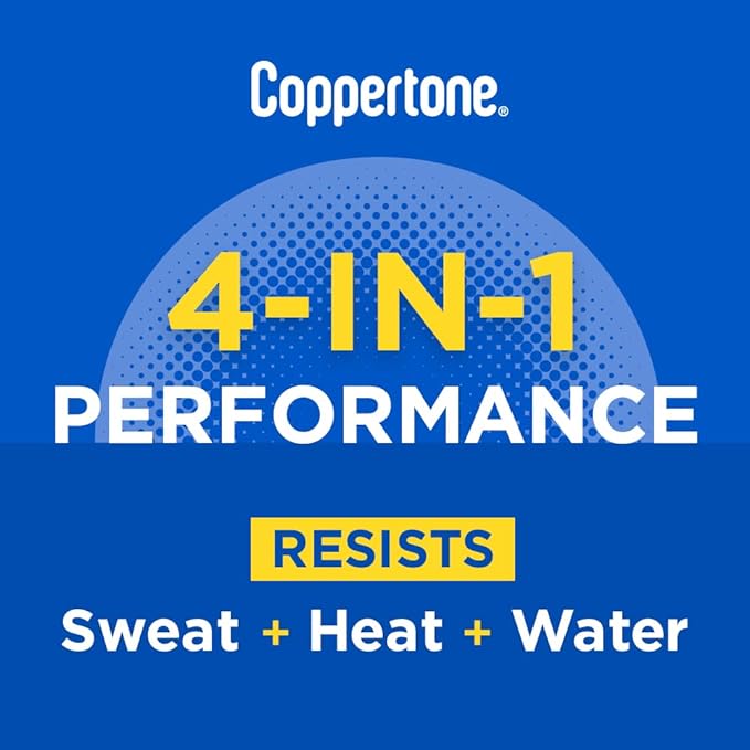 Coppertone Sport Sunscreen Stick, SPF 50 Sunscreen, Travel Size Sunscreen for Face and Body, 1.5 Oz