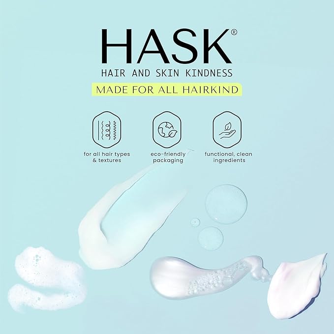 HASK Charcoal Clarifying Dry Shampoo Duo (4.3oz-Qty 2) & Argan Oil Repairing Deep Conditioner Packette, Aluminum-Free, Sulfate-Free, Paraben-Free, Color Safe, for All Hair Types
