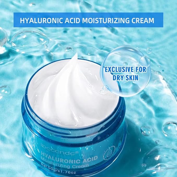 Hydro Boost Hyaluronic Acid Moisturizing Cream, Oil-Free, Suitable for Facial Moisturizers on Dry Skin , Long Iasting Hydro Boost Moisturizing Cream-1.76Oz (white)