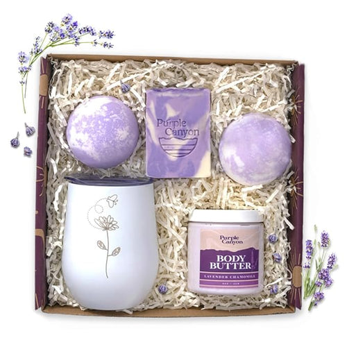 Purple Canyon Bath Gift Set Relaxing