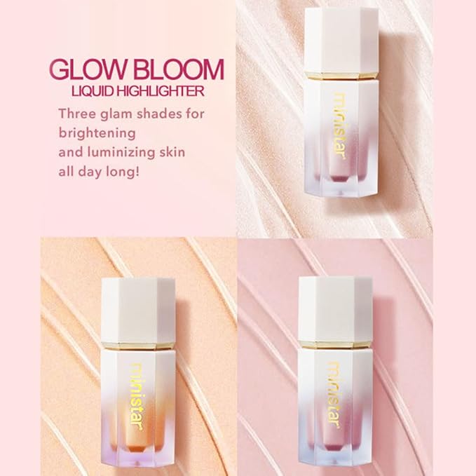 Liquid Highlighter Makeup, Long Lasting Liquid Luminizer for