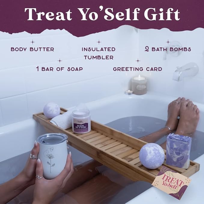 Purple Canyon Bath Gift Set Relaxing