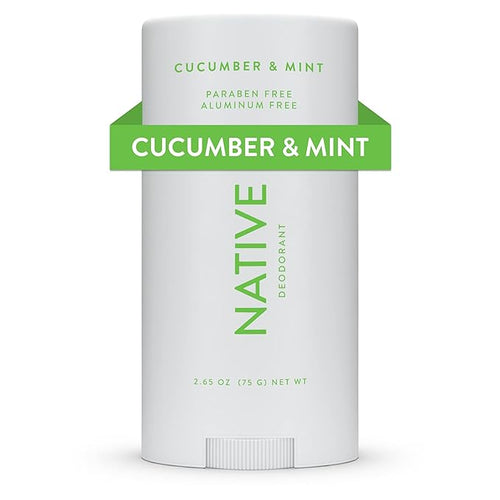Native Deodorant Contains Naturally Derived Ingredients, 72 Hour Odor Control | Deodorant for Women and Men, Aluminum Free with Baking Soda, Coconut Oil and Shea Butter | Cucumber & Mint