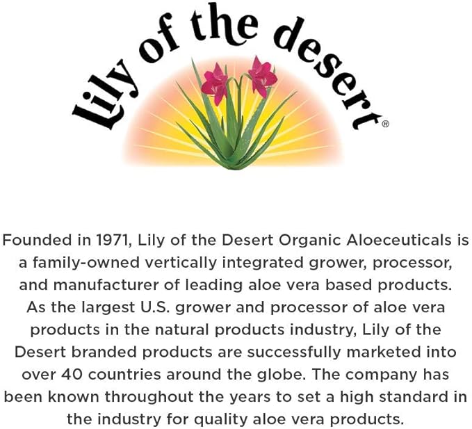 Lily of The Desert Aloe Vera Gel 16 oz (Pack of 2)