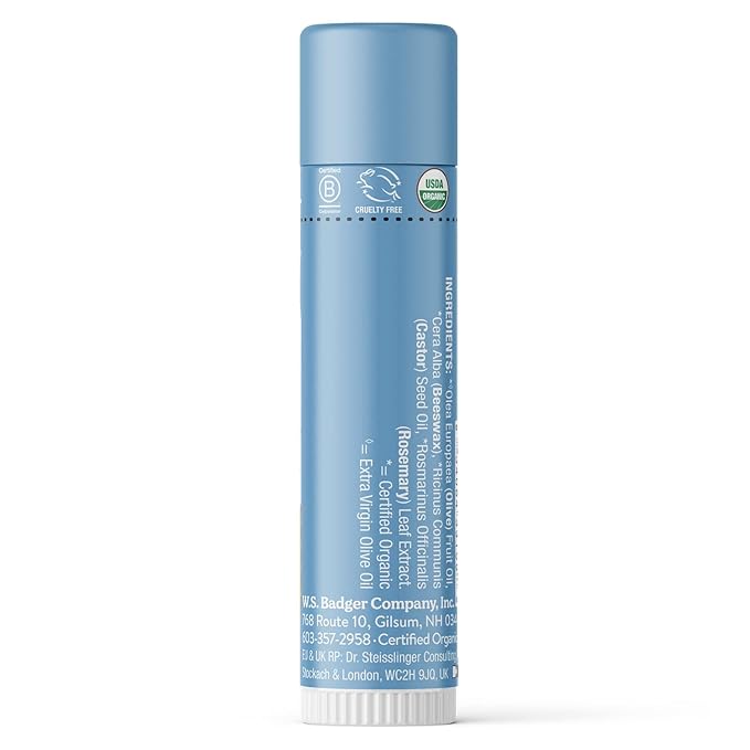 Badger - Classic Lip Balm, Unscented,