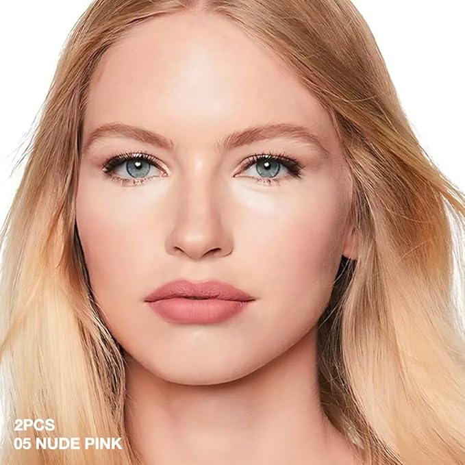 evpct 2Pcs under Eye Brightener, Nourishing Luminous under Nude Pink