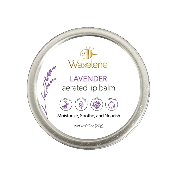Waxelene Lavender Aerated Lip Balm Tin