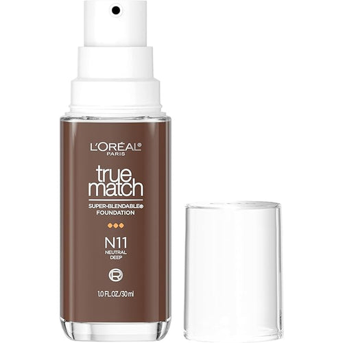L'Oreal Paris True Match Super-Blendable Foundation, Medium Coverage 1 Fl Oz