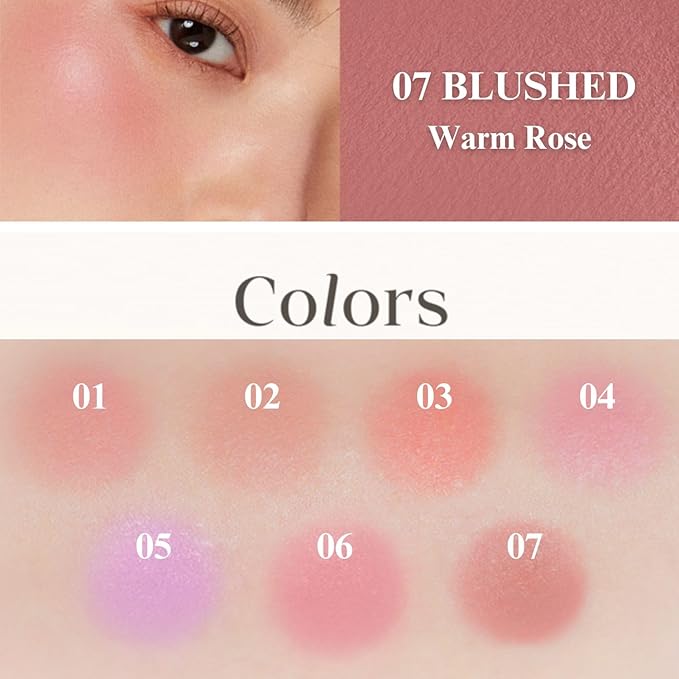 EGLIPS All Over Blusher - Multi-Use Cream Jelly Blush for Eyes & Cheeks Buildable and Blendable Texture with Shimmery Pearls Natural Korean Face Makeup (01 REFLECTION, 0.18 oz)