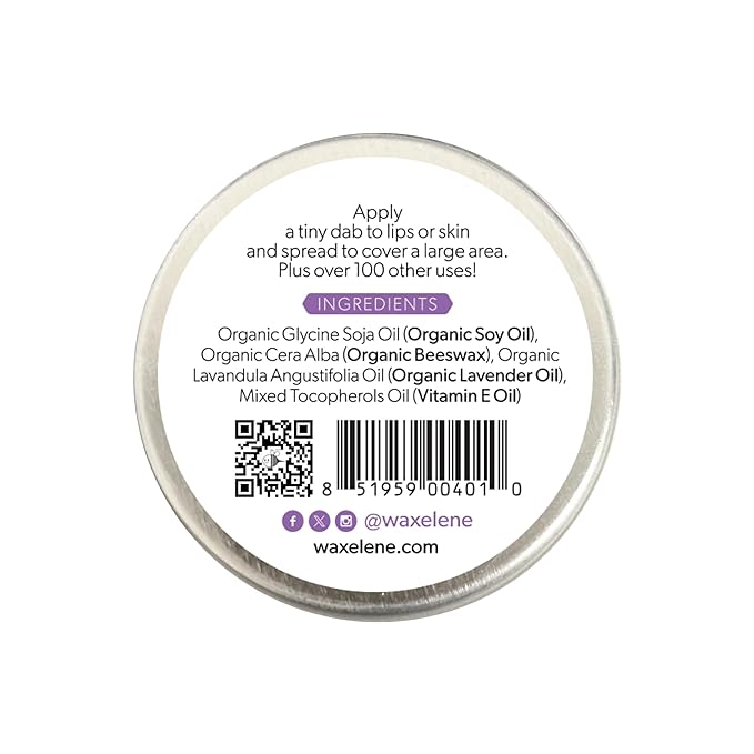 Waxelene Lavender Aerated Lip Balm Tin