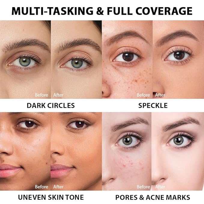 Kaely under Eye Concealer Full Coverage,Waterproof Concealer for