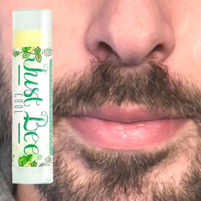 100% Natural Beeswax Lip Balm (Cool