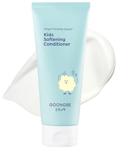 Kids' Softening Hair Conditioner - Korean Kids Glossy Hair Conditioner for Weak, Frizzy and Tangle Prone Hair - Silicone-Free Formula - Allergen Free Scent, 6.76oz.