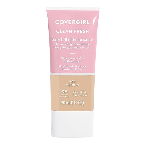 COVERGIRL, Clean Fresh Skin Milk Foundation, Medium, 1 may vary)