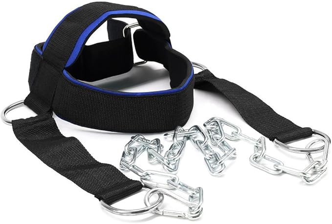 Padded Neck Training Head Harness with Chain Weight