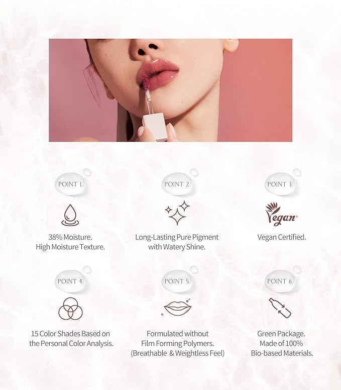 Heart Percent Dote On Mood Overlip Pencil & Stain Duo Set, Long-Lasting Creamy Lip Crayon & Pure Glow Tint Dewy Moisturizing Liquid Lipstick, #GeekChic Overlip Set
