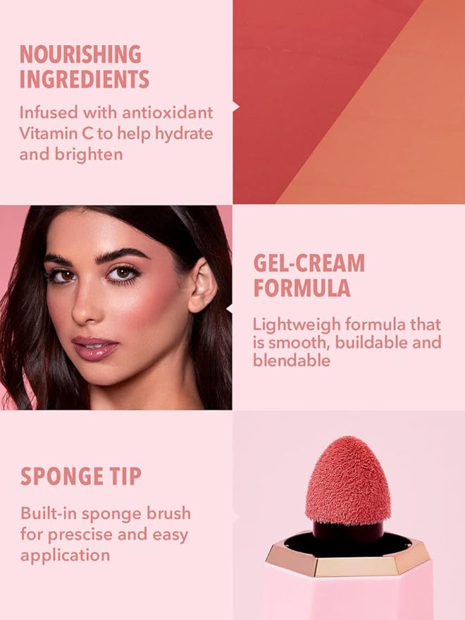 SHEGLAM Color Bloom Liquid Blush Makeup for Cheeks Float On