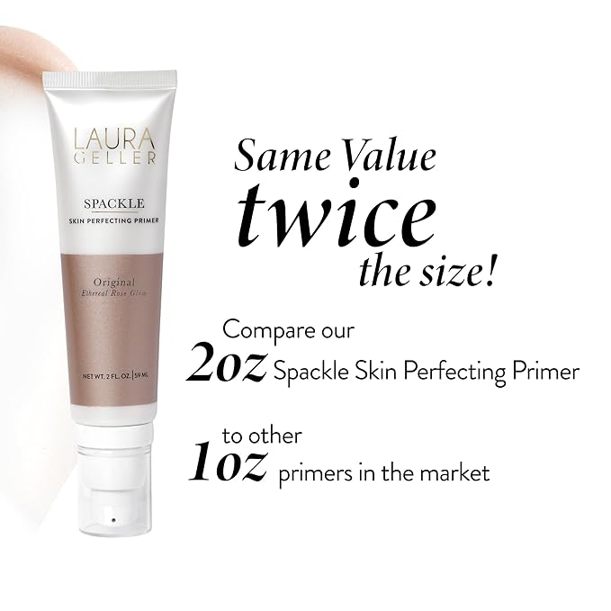 LAURA GELLER NEW YORK Primer, Ethereal Rose Glow, Non-Greasy, Cruelty-Free, 59 ml