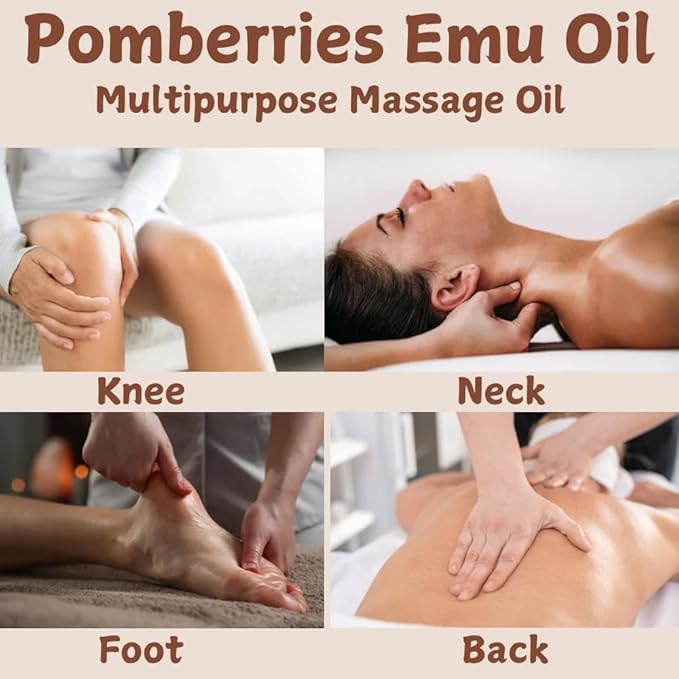 Emu Oil, 100% Pure Australian Emu Oil – Refined & Unscented – Natural Moisturizer for Hair, Skin, Face & Body – Helps with Scars, Dry Skin & Massage – 4 fl oz Glass Bottle